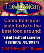 The Maxican Restaurant - Burnet, Texas