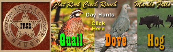 Flat Rock Creek Ranch Hunting Preserve - Marble Falls, Texas