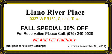 Llano River Place - Castell, Texas