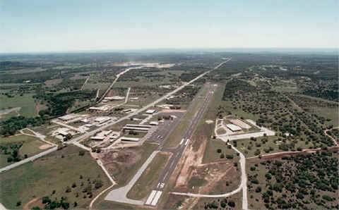 Burnet Municipal Airport Aerial View