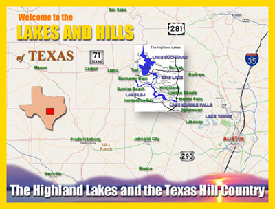 Highland Lakes region of the Central Texas Hill Country