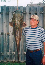 65lb Catfish caught by Ken Lane on Lake LBJ March 2004